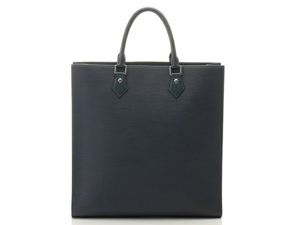 LOUIS VUITTON Tote Bag Sac Plat Epi Marine Blue Navy Blue